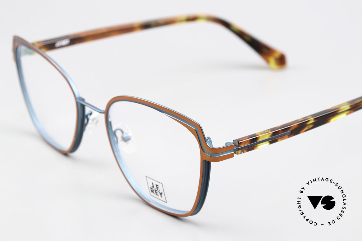 JF Rey JF3006 Damenbrille Kaminrot Türkis, für minimalistische Stile und innovative Materialien, Passend für Damen