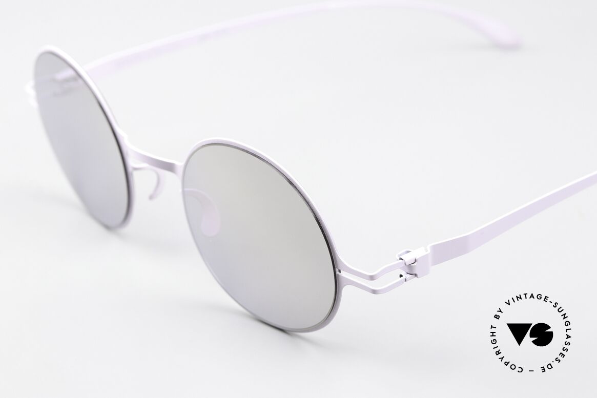 Mykita Jane Lady Gaga Sonnenbrille 2010, elegantes Modell von 2010 in 'mauve' = zart violett, Passend für Damen