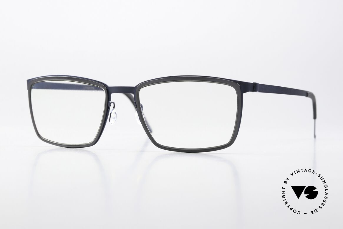 Lindberg 9711 Strip Titanium Sehr Markante Herrenbrille, markante Lindberg Strip Titanium Brille für Gentlemen, Passend für Herren