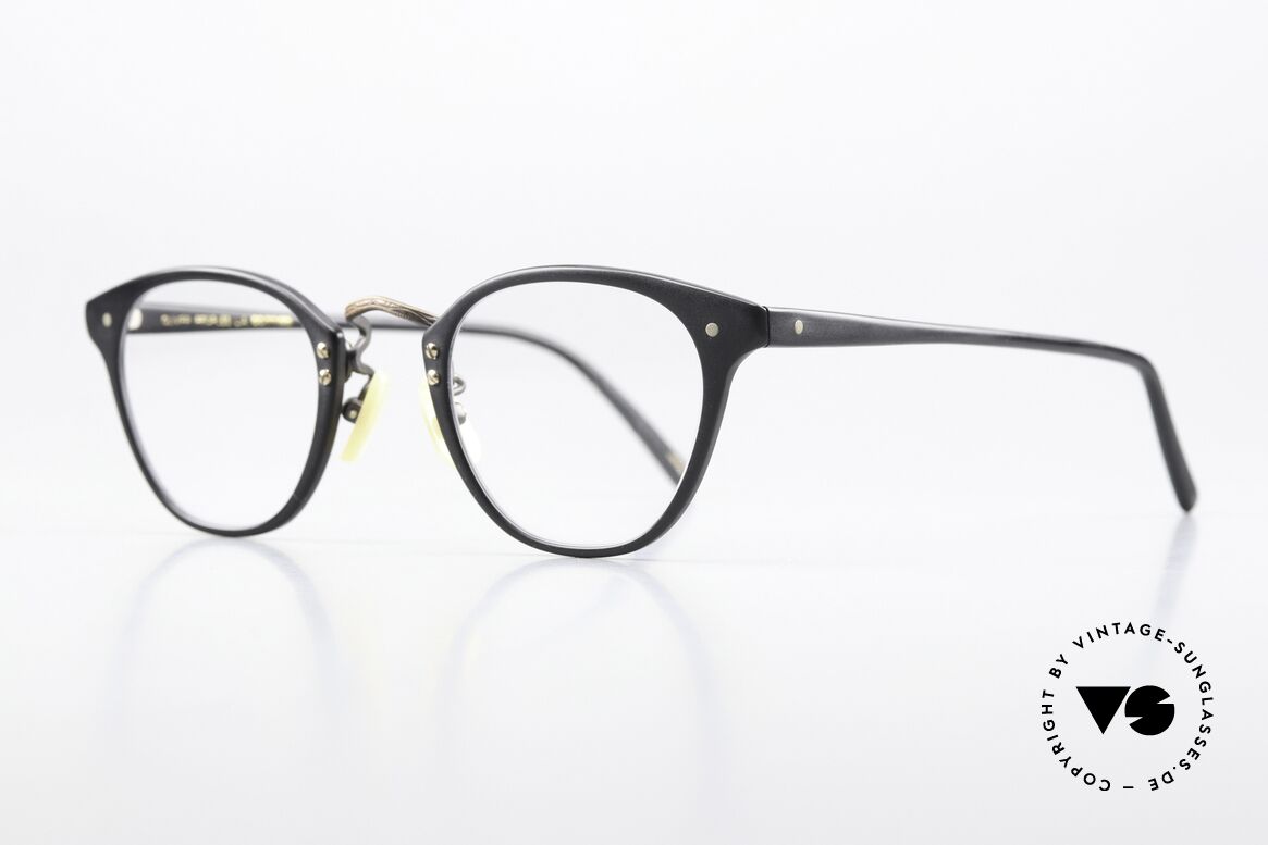 Oliver Peoples 507 Made in Japan von 1991, klassisches Modell 507 MBK BR (mattschwarz bronze), Passend für Damen