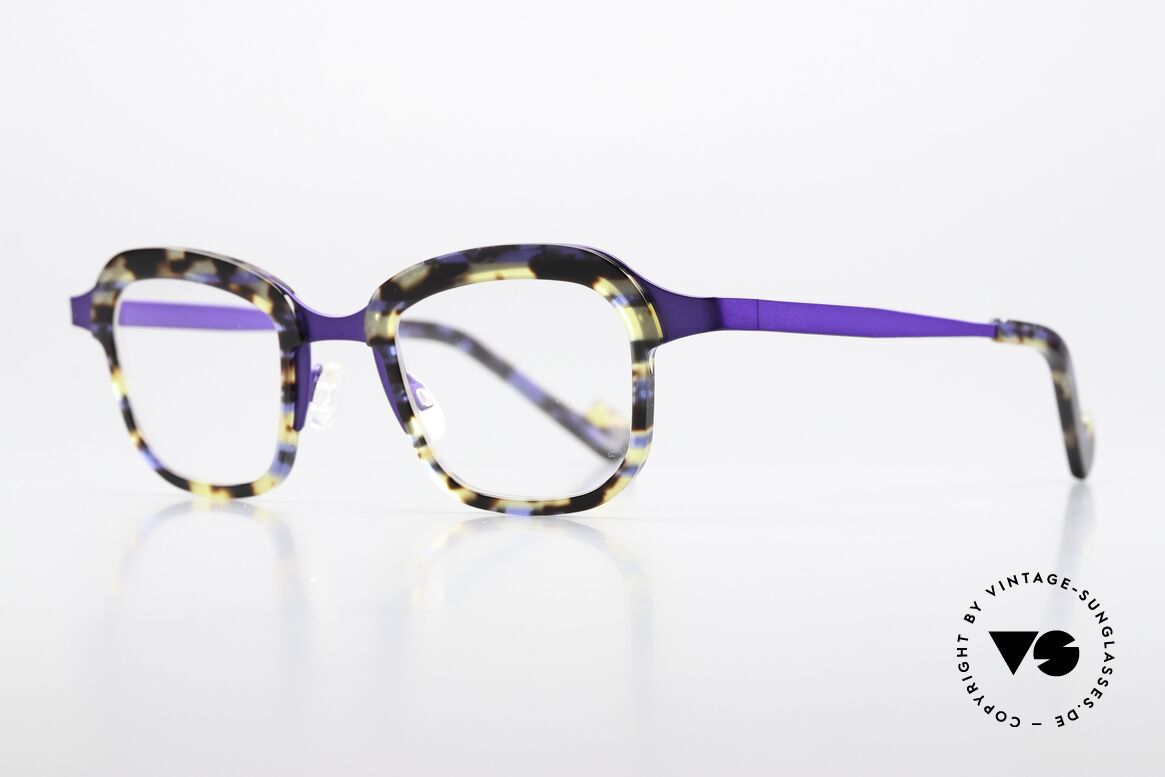 Theo Belgium Vic Damenbrille Lila Havanna, tolle Damenbrille in violett-metallic / havanna, Passend für Damen