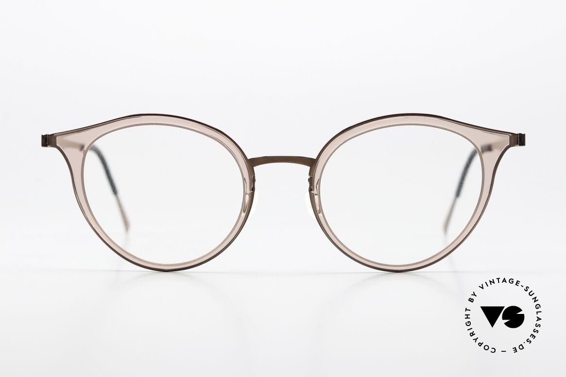 Lindberg 9728 Strip Titanium Sehr Feminines Brillendesign, hinreißendes Modell 9728 in Größe 46/20, Color PU12, Passend für Damen