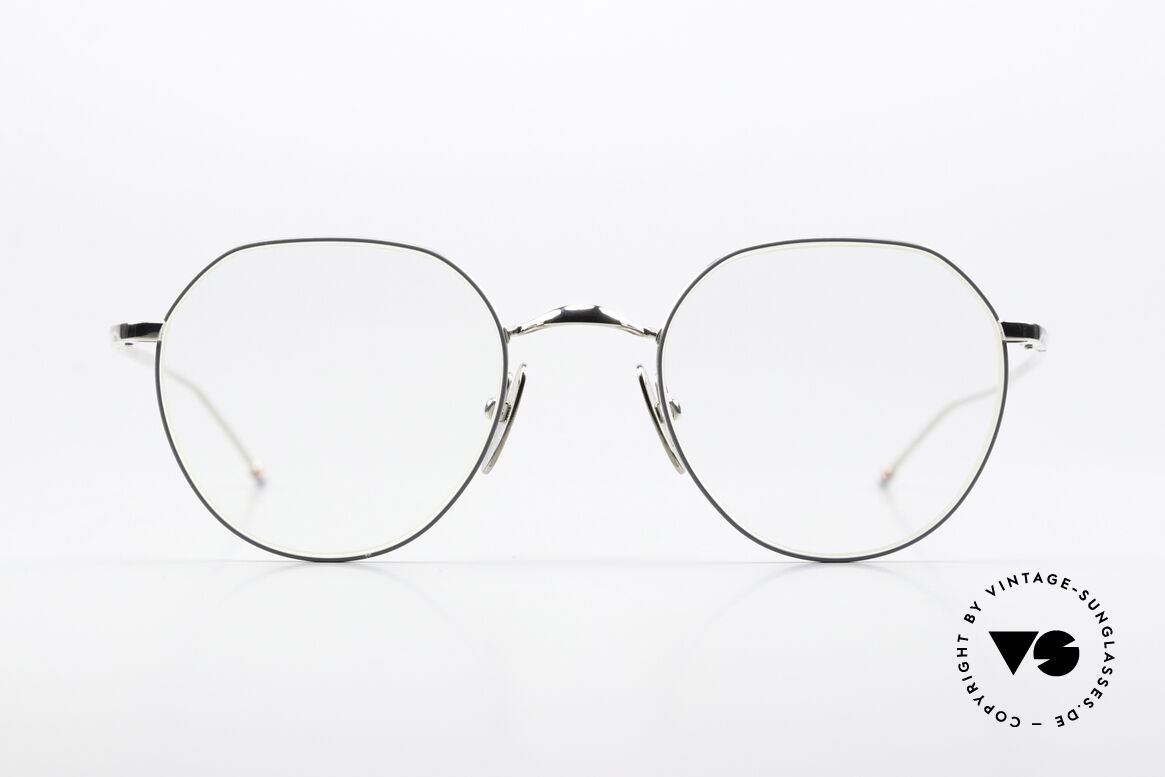 Thom Browne TBX914 Sehr Stilvolle Herrenbrille, Titanium-Fassung, color SLV-GRY, Größe 48/21, 140, Passend für Herren