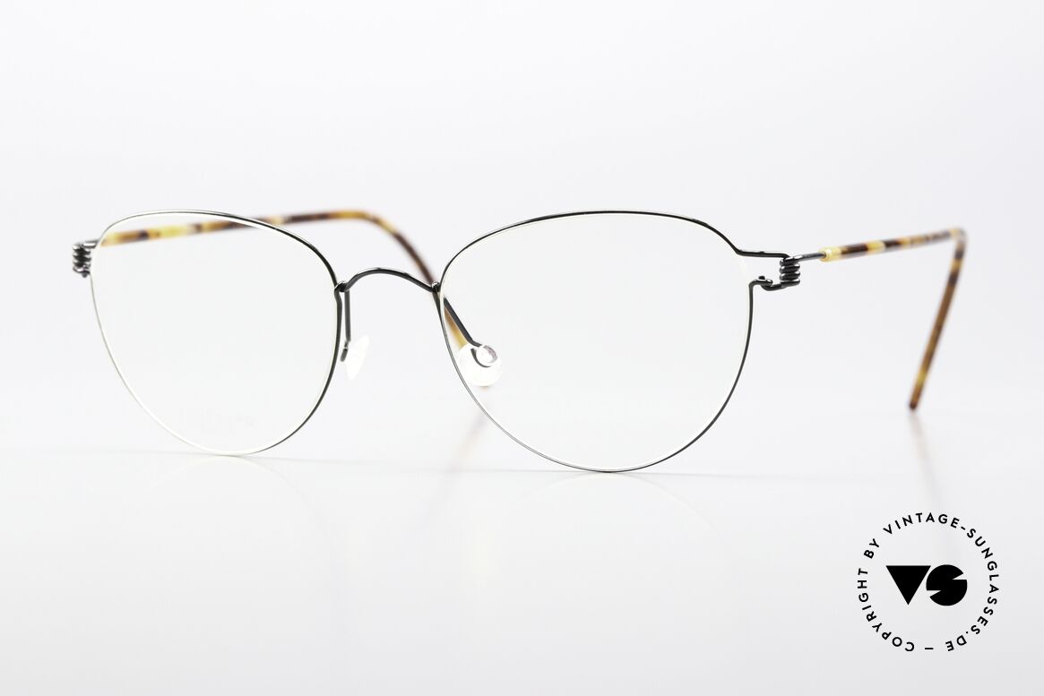 Lindberg Jesse Air Titan Rim Weibliche Pantoform Brille, Panto Brille von Lindberg aus der Air Titanium Serie, Passend für Damen