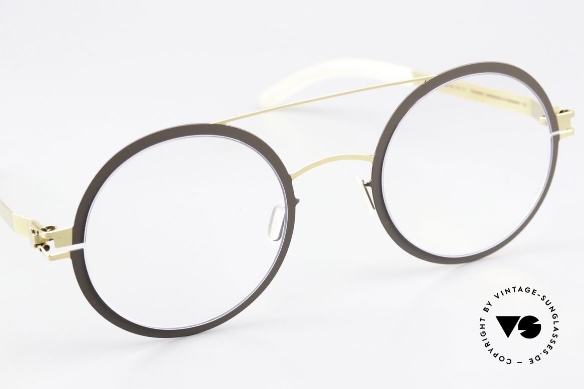 Mykita Wilma Runde Brille In Terra Gold, ungetragenes Modell mit original Mykita Verpackung, Passend für Damen