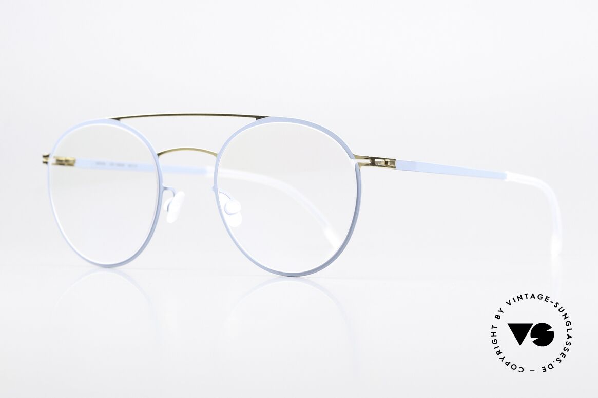 Mykita Dagur Damenbrille Gold Blaugrau, Farbe "Gold/Blue Grey"; eine sehr schöne Damenbrille, Passend für Damen