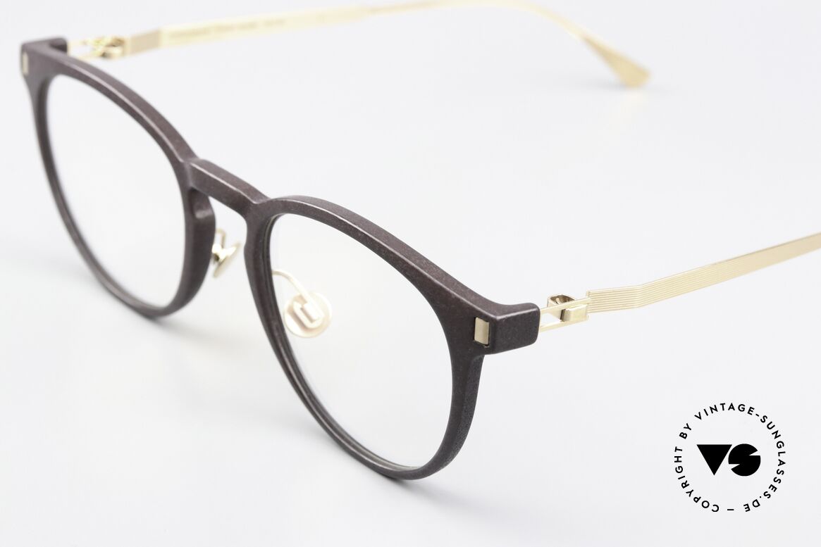 Mykita Mylon Bilimbi Die Asia Variante Von 2017-19, Farbcode 307 = Ebony Brown/ Champagne Gold, Passend für Damen