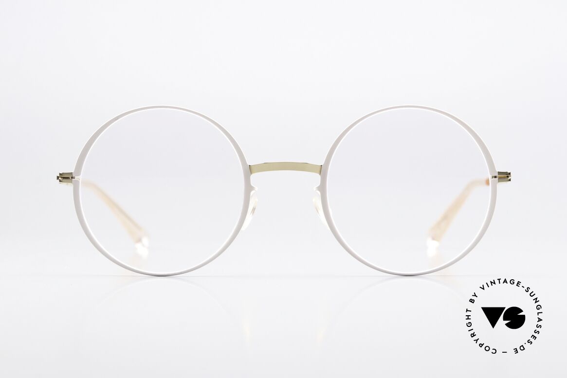 Mykita Vilde Runde Brille Ladies Champagne, runde Brille der Lite-Kollektion; 2015-2016 gefertigt, Passend für Damen