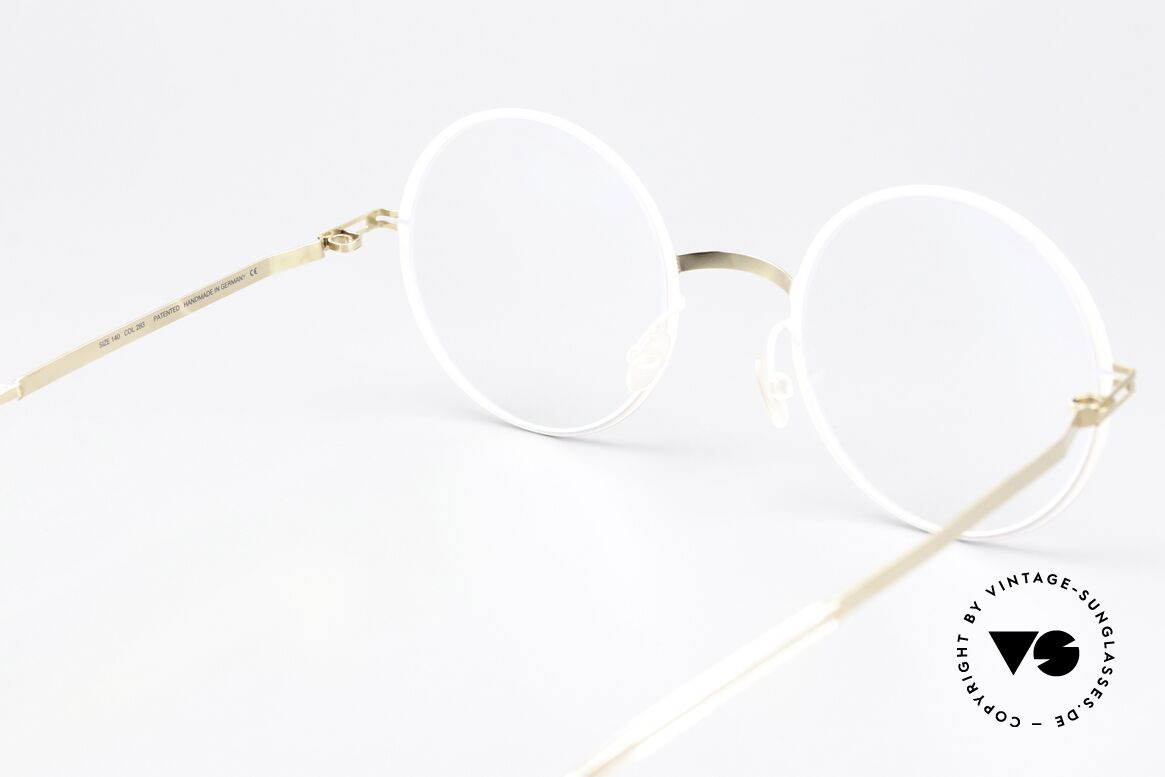 Mykita Vilde Runde Brille Ladies Champagne, Größe: medium, Passend für Damen