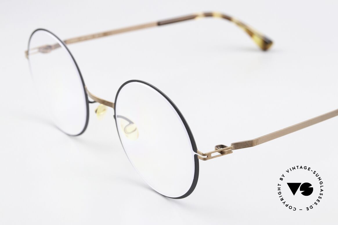 Mykita Vilde Runde Brille Shiny Copper Black, wohlbekannte Spitzenqualität; handmade in Germany, Passend für Damen