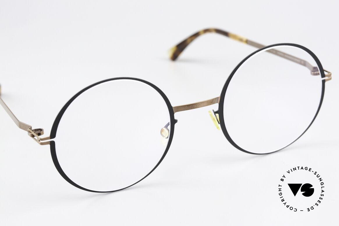 Mykita Vilde Runde Brille Shiny Copper Black, ungetragenes Modell mit original Mykita Verpackung, Passend für Damen