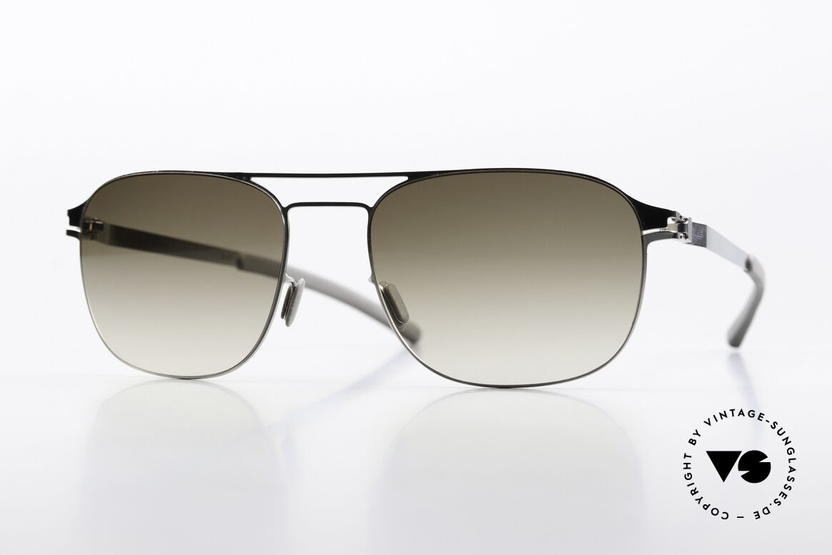 Mykita Paco Sonnenbrille In Shiny Silver, Mykita Sonnenbrille, Mod. Paco, Gr. 55-18, color 051, Passend für Herren