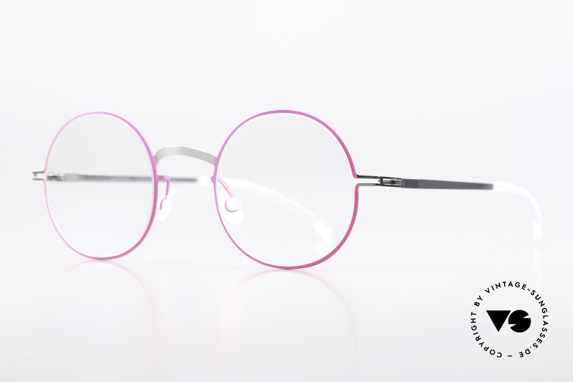 Mykita Sigur Damenbrille Silver Neon Pink, Farbe "Silver/Neon Pink" = eine schöne Damenbrille, Passend für Damen