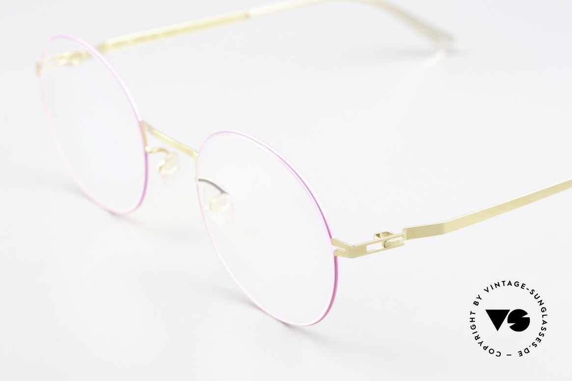 Mykita Kayo Rahmen Gold / Neon Pink, wohlbekannte Spitzenqualität, handmade in Germany, Passend für Damen