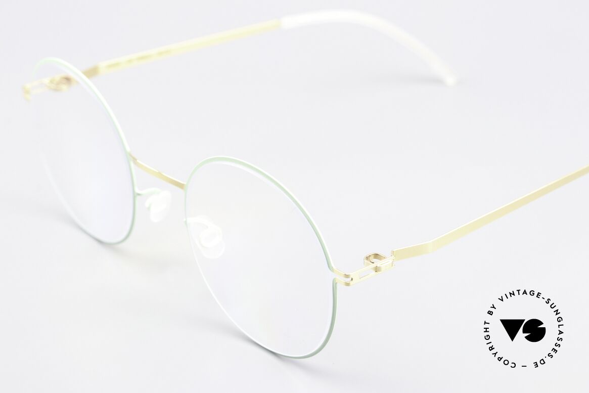 Mykita Pernilla Rahmen Gold / Aqua Green, wohlbekannte Spitzenqualität, handmade in Germany, Passend für Damen