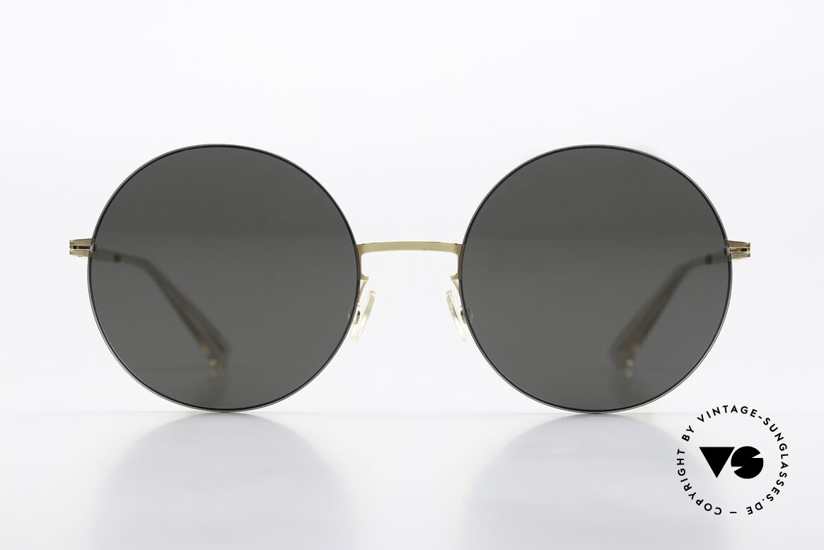 Mykita Yoko Grosse Runde Sonnenbrille, Sonnenbrille aus der LESSRIM-Kollektion; 2015-2019, Passend für Damen