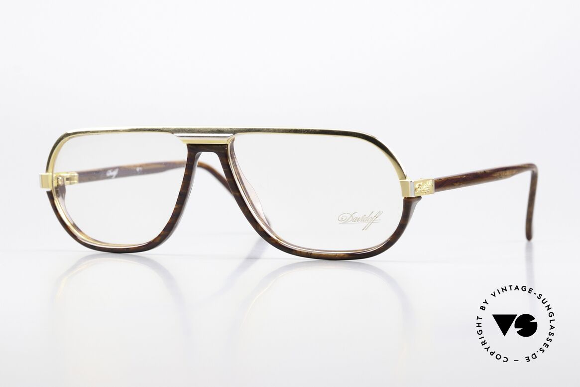 Davidoff 300 Edle 90er Jahre Herrenbrille, edle Davidoff vintage Designer-Brillenfassung der 1990er, Passend für Herren