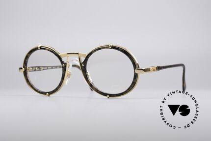 Cazal 644 Runde 90er Designerbrille, runde vintage CAZAL Designer-Brillenfassung, Passend für Herren und Damen