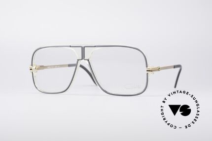 Cazal 628 Old School HipHop Brille, alte CAZAL vintage Brille aus den frühen 1980ern, Passend für Herren