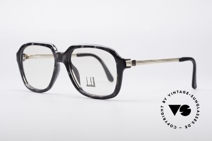 Dunhill 6064 80er Titanium Brille, granit-kolorierte OPTYL-Front mit Titanium-Bügeln, Passend für Herren