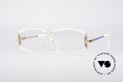 Cazal 194 80er Damen Vintage Brille, zauberhafte Cazal Damen-Brillenfassung von 1988, Passend für Damen