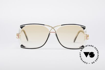 Cazal 193 Original 80er Sonnenbrille, schwungvolle Kreation vom genialen CAri ZALloni, Passend für Damen