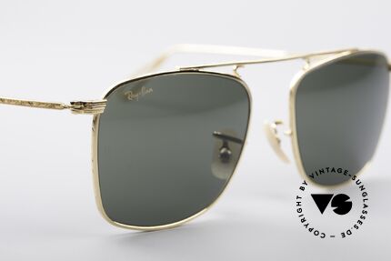 Ray Ban Vintage Rectangle Bausch&Lomb USA Brille, KEINE retro Sonnenbrille, 100% vintage B&L original, Passend für Herren