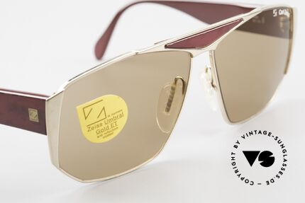 Zeiss 9302 Alte 80er Herren Sonnenbrille, NIE getragen (wie alle unsere 80er vintage Brillen), Passend für Herren