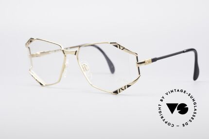 Cazal 245 90er Designer Damenbrille, tolle Metallarbeiten und außergewöhnlicher Look, Passend für Damen