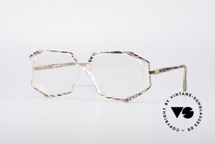 Cazal 355 Spektakuläre Vintage Brille, vintage Cazal Designerbrille aus den frühen 90ern, Passend für Damen