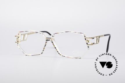 Cazal 359 90er HipHop Style Brille, vintage CAZAL Designer-Brille in Large Größe 58-13, Passend für Damen