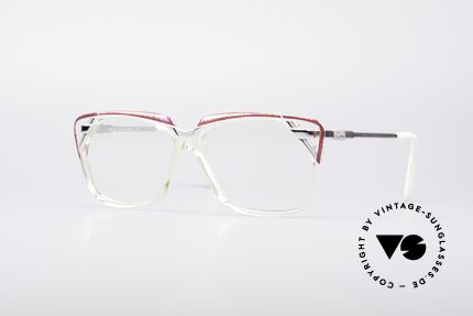 Cazal 342 90er Designerbrille, markante Cazal Designerbrille aus den 90ern, Passend für Damen