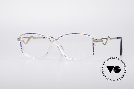 Cazal 369 90er Damen Designerbrille, interessantes Cazal Design aus den späten 90er Jahren, Passend für Damen