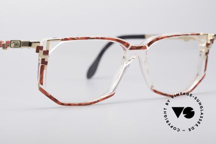 Cazal 357 90er Vintage Designer Brille, die Demogläser können durch beliebig ersetzt werden, Passend für Damen