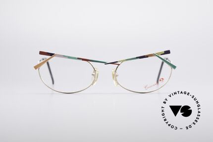 Casanova PMC1 24kt Gold-Plated Kunstbrille, venezianisches Design in Anlehnung an das 18. Jh., Passend für Damen