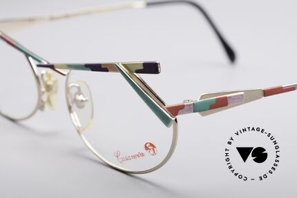 Casanova PMC1 24kt Gold-Plated Kunstbrille, ungetragenes limitiertes Einzelstück, Sammlerobjekt, Passend für Damen