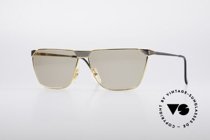 Casanova MC2 24KT Goldplattierte Fassung, italienische 1980er Vintage-Sonnenbrille von Casanova, Passend für Herren