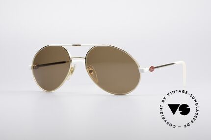 Bugatti 64908 Original 80er Sonnenbrille, klassische 80er Bugatti vintage Herren-Sonnenbrille, Passend für Herren