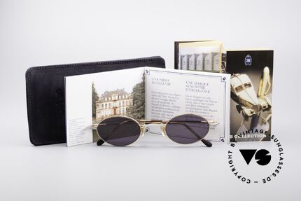 Bugatti 23194 Ovale Luxus Sonnenbrille, KEINE Retrobrille, sondern ein altes ORIGINAL, Passend für Herren