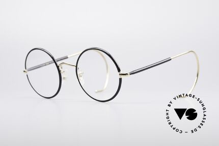 Savile Row Round 47/22 Harry Potter Brille, feinste Fertigungsqualität aus England (gold-filled), Passend für Herren