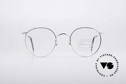 Savile Row Panto 49/22 John Lennon Brille, klassisch runde vintage Panto-Brille aus den 80ern, Passend für Herren