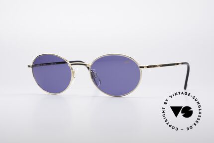 S.T. Dupont D042 Ovale Luxus Sonnenbrille, S.T. DUPONT Luxus-Designersonnenbrille von 1995, Passend für Herren