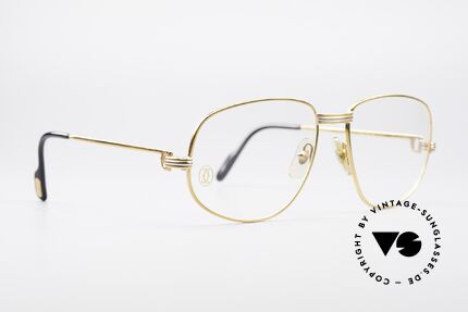 Cartier Romance Rose LC - L Limitierte Luxus Brille, dieses Modell mit LC-Dekor in LARGE Größe 58-18, 135, Passend für Herren