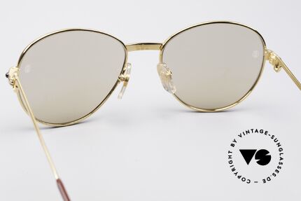 Cartier S Saphirs 0,94 ct Edelstein Sonnenbrille, KEINE RETROmode; ein 30 Jahre altes ORIGINAL!, Passend für Damen