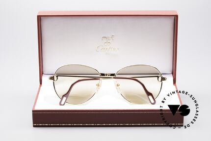 Cartier S Saphirs 0,94 ct Edelstein Sonnenbrille, Größe: medium, Passend für Damen