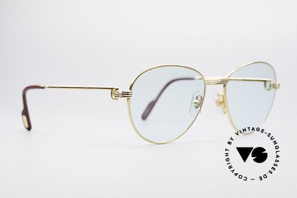 Cartier S Brillants 0,20 ct Diamanten Sonnenbrille, mit echten Diamanten als Bügeldekor (insg. 0,2ct), Passend für Damen