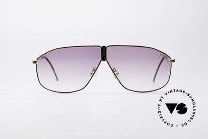 Carrera 5438 Außergewöhnliche 90er Brille, außergewöhnliche Modifikation der klass. 'Pilotenform', Passend für Herren