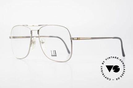 Dunhill 6038 18kt Gold Titanium Brille 80er, Produktionskosten 1986 für dieses Modell = 120,- DM, Passend für Herren