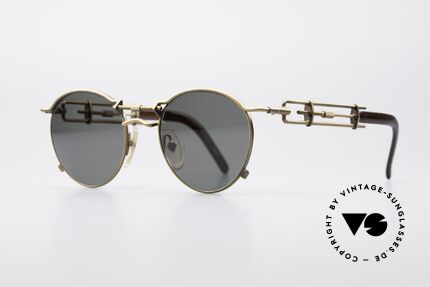 Jean Paul Gaultier 56-0174 Tupac 2Pac Sonnenbrille, extrem seltene Ausführung in messing/antik-gold/bronze, Passend für Herren und Damen