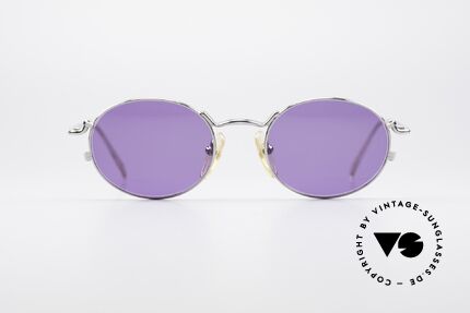 Jean Paul Gaultier 57-2176 Ovale Vintage Sonnenbrille, zeitloses Design - schlicht und elegant zugleich, Passend für Herren und Damen